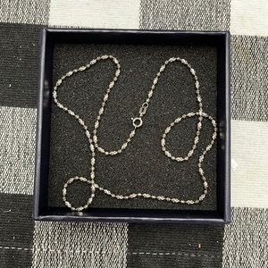 Italy silver necklace
